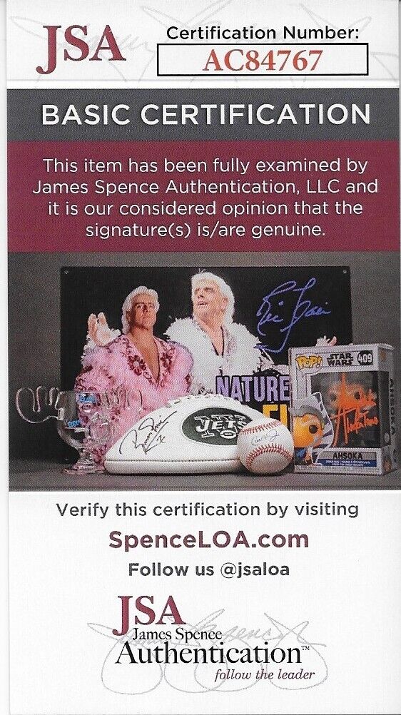 Autographed Wrestling Rey Mysterio Signed WWE 8x10 Photo #2 w JSA Authentication