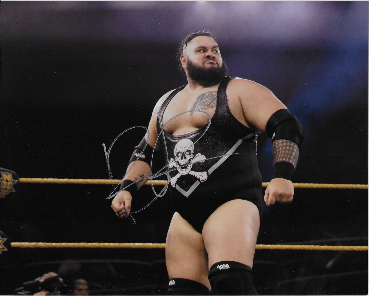 Autographed Wrestling Bronson Reed Signed WWE Smack Down 8x10 Photo #4 Original