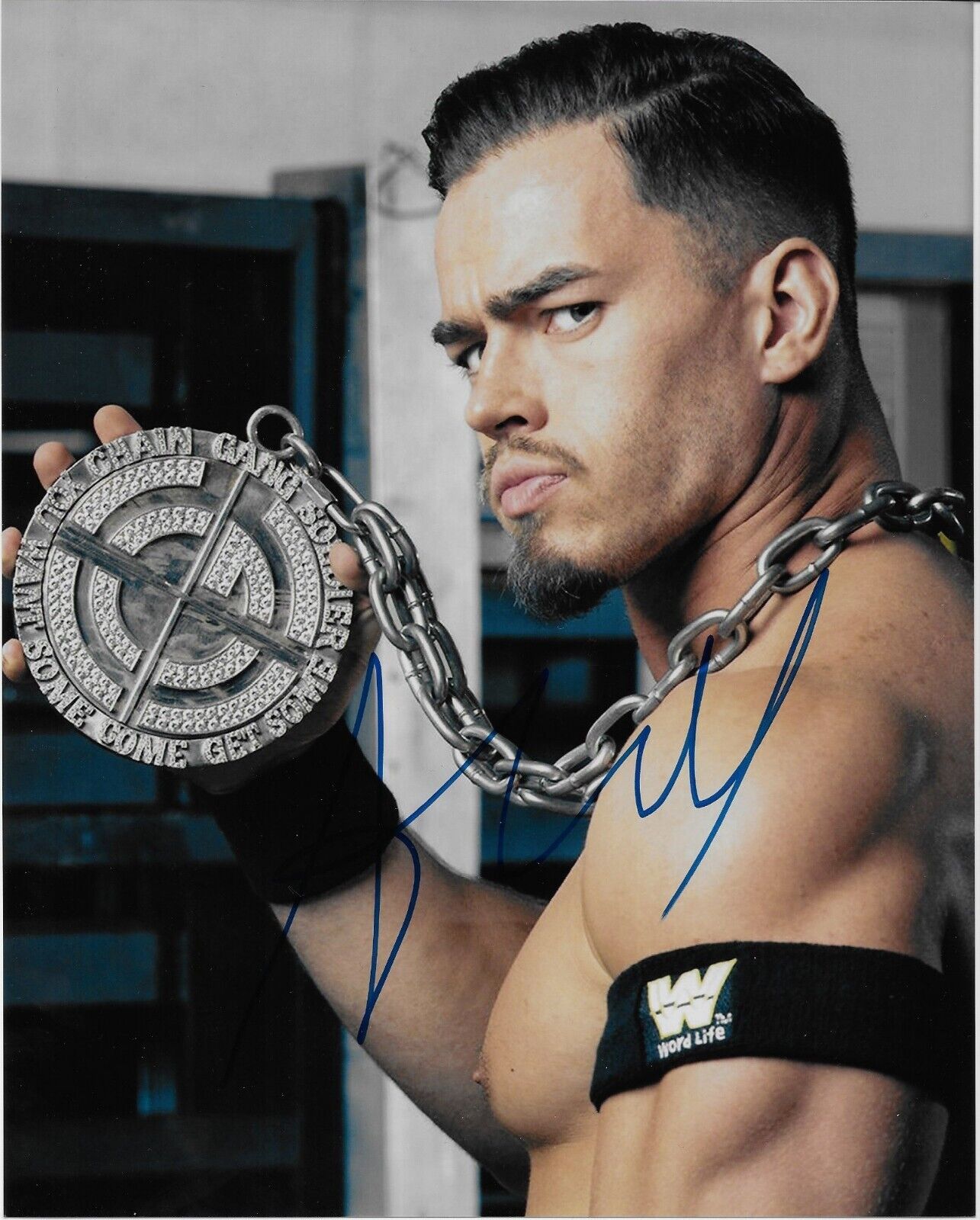 Autographed Wrestling Austin Theory Signed WWE Smack Down 8x10 Photo #2 Original