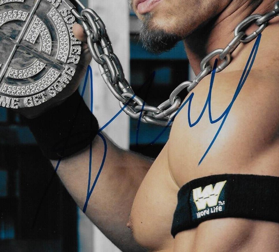 Autographed Wrestling Austin Theory Signed WWE Smack Down 8x10 Photo #2 Original