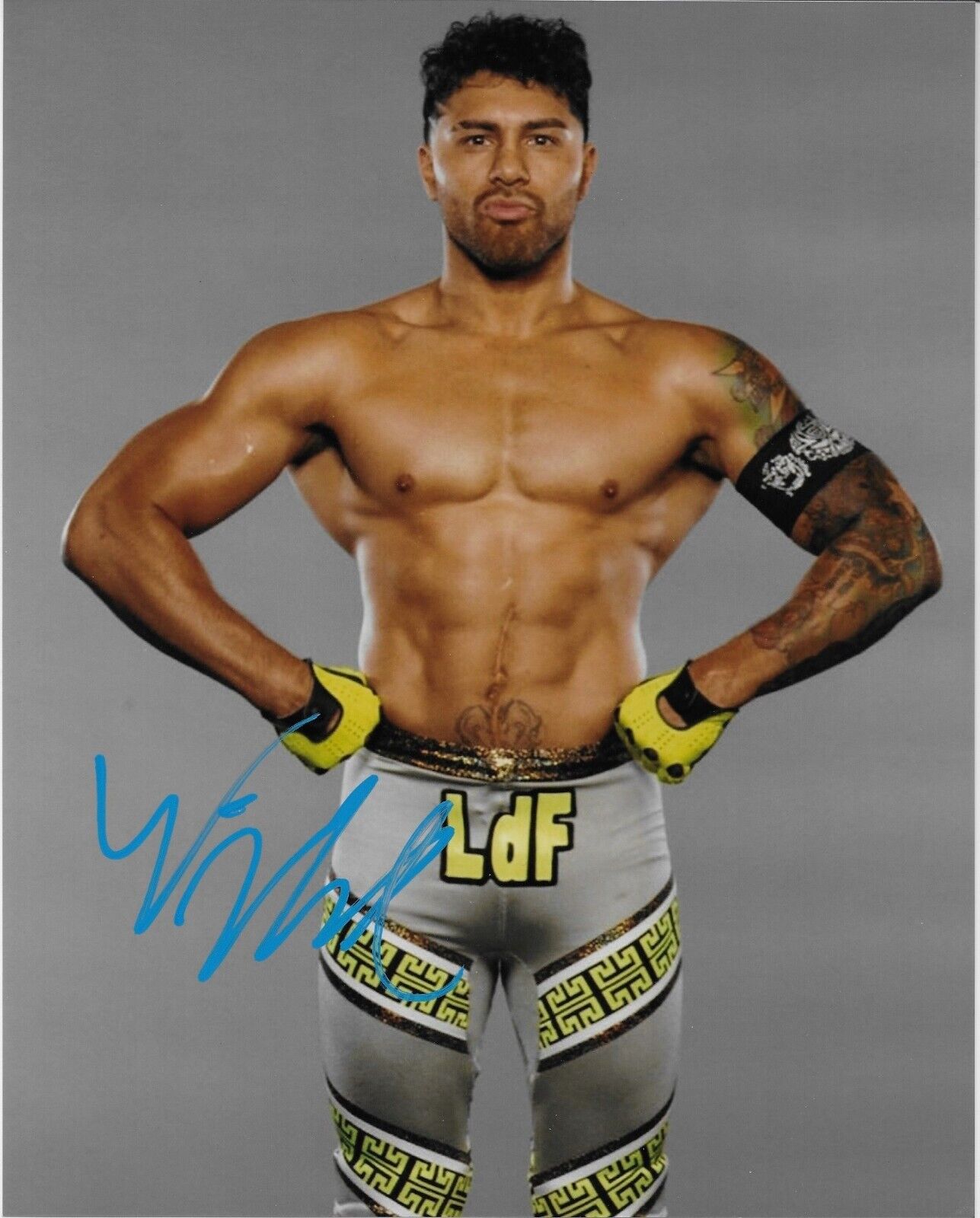 Autographed Wrestling Joaquin Wilde Signed WWE Smack Down 8x10 Photo #3 Original