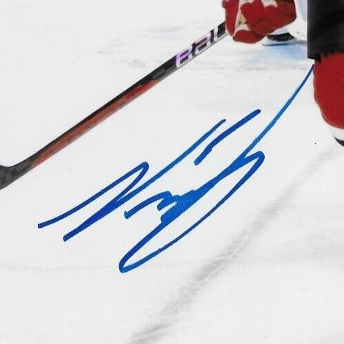 Photo 8x10 autographiée des Devils du New Jersey Simon Nemec des Comets d'Utica #5