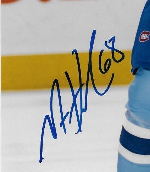 Autographed Montreal Canadiens Mike Hoffman 8x10 Photo Original