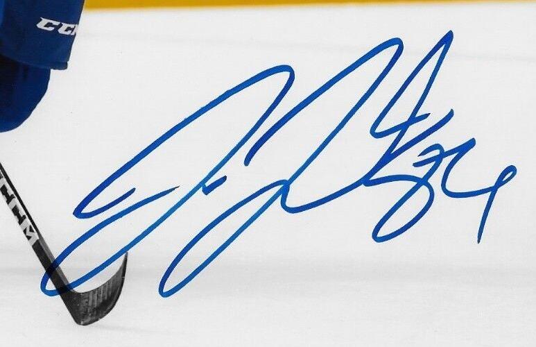 Autographed Tampa Bay Lightning Tanner Jeannot 8x10 Photo #2 Original