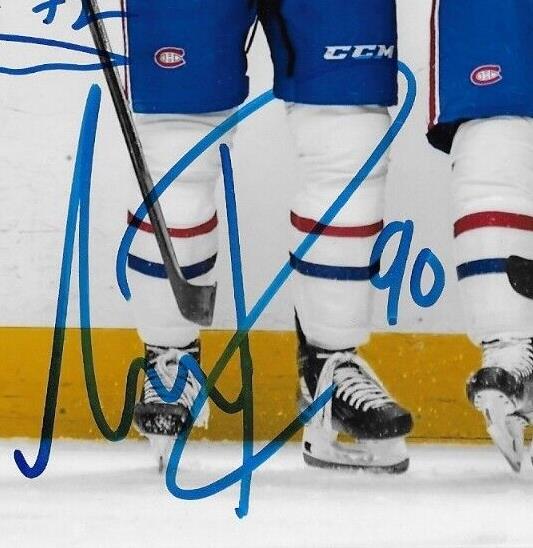 Autograph Montreal Canadiens Arber Xhekaj Anthony Richard Joel Armia 8x10 Photo
