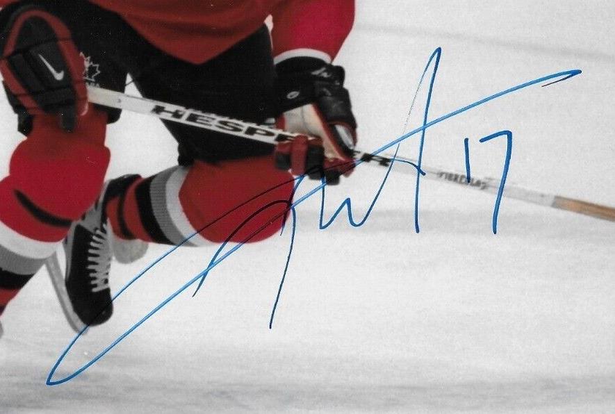 Autographed Carolina Hurricanes Rod Brind'Amour Team Canada 8x10 Photo Original