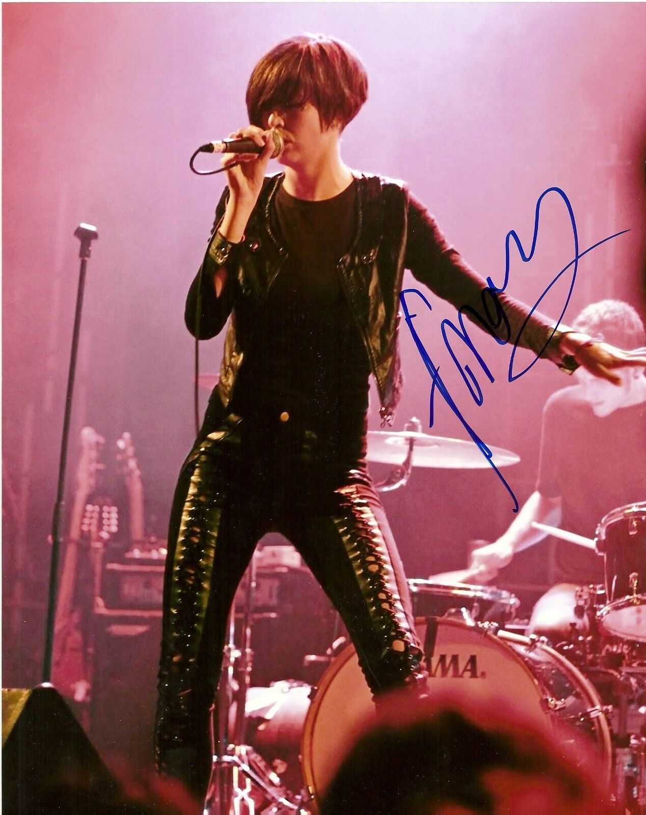 Autographed Hayley Mary Lead Vocalist of The Jezabels 8x10 Photo Original
