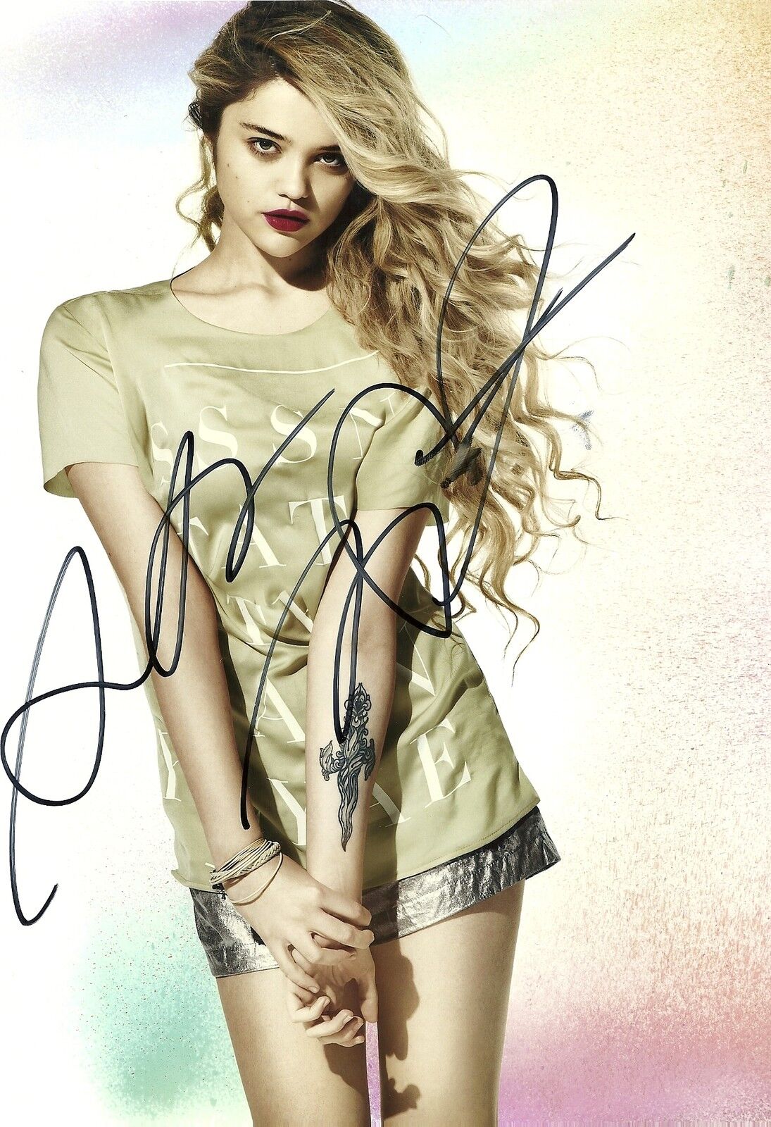 Autographed Sky Ferreira 8x10 Photo #2 Original I'm not alright with PROOF