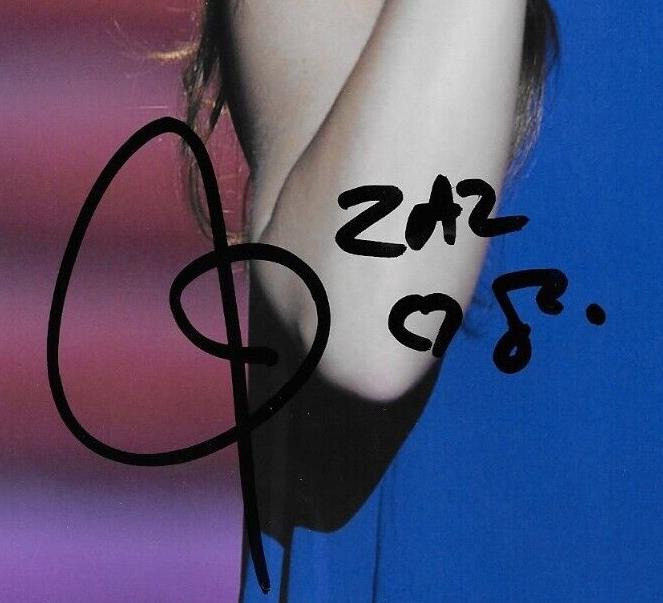 Autographed Zaz Isabelle Geffroy Signed 8x10 PHOTO #5 Original