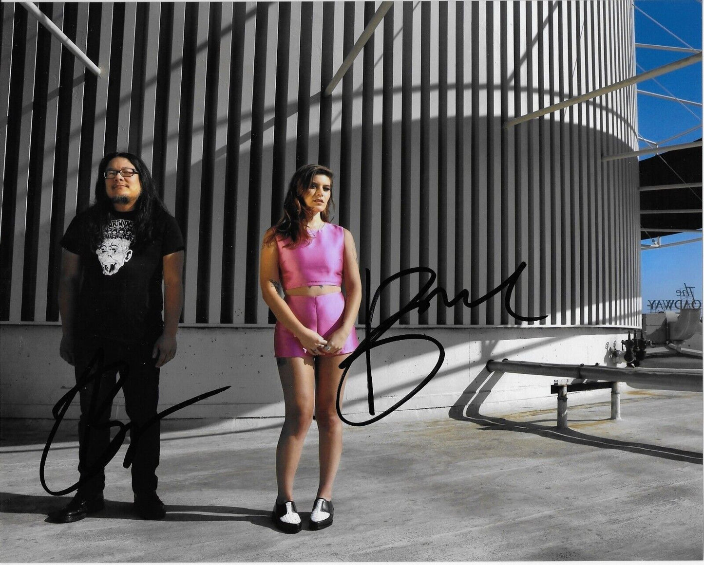 Autographed American Rock Duo Best Coast 8x10 Photo #2 Original