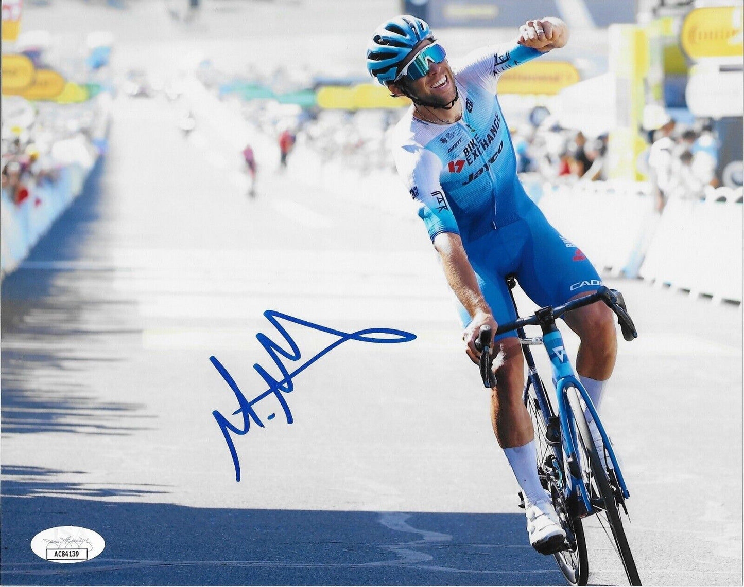 Autographed Cycling Michael Matthews Jayco 8x10 Photo #1 Original w JSA