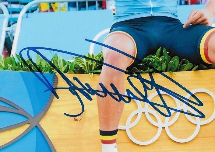 Photo 8x10 autographiée du cycliste Greg Van Avermaet BMC Racing n°1 originale avec JSA