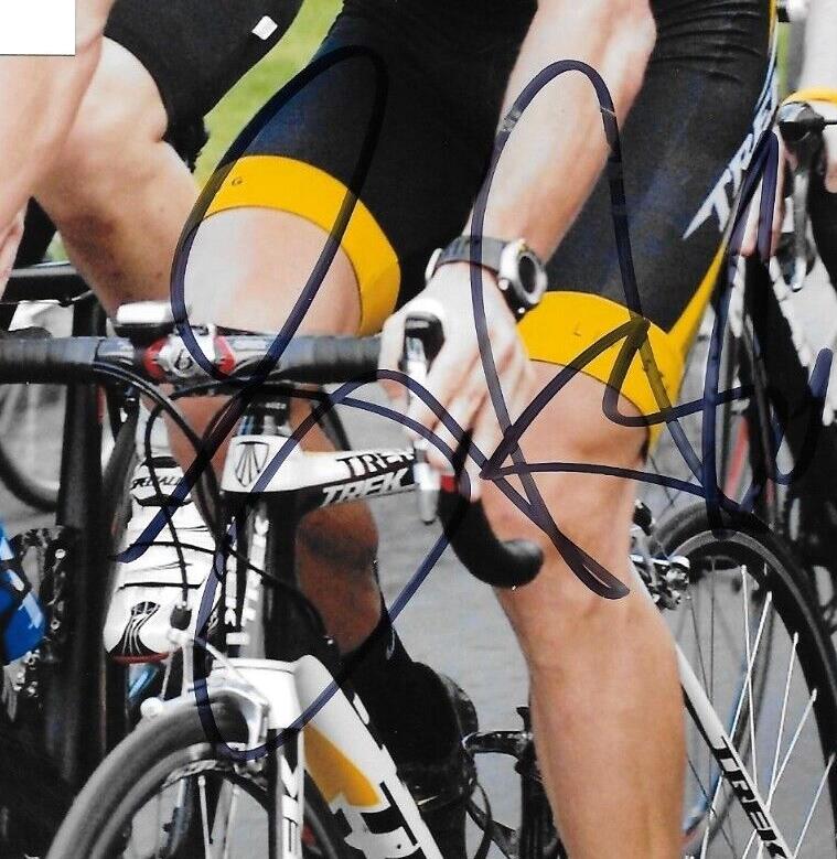 Autographed Cycling Lance Armstrong Live Strong 8x10 Photo Original with JSA