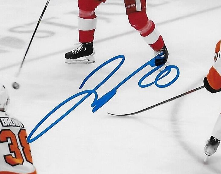 Autographed Detroit Red Wings Joe Veleno 8x10 Photo #4 Original