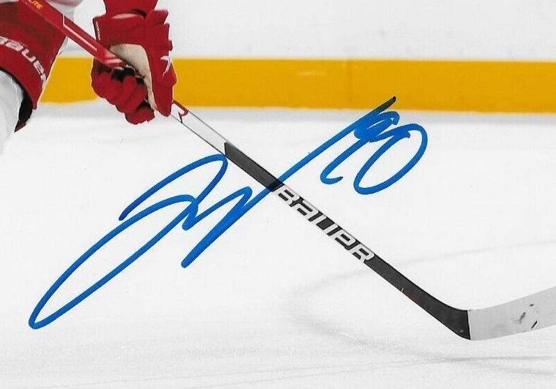 Autographed Detroit Red Wings Joe Veleno 8x10 Photo #8 Original
