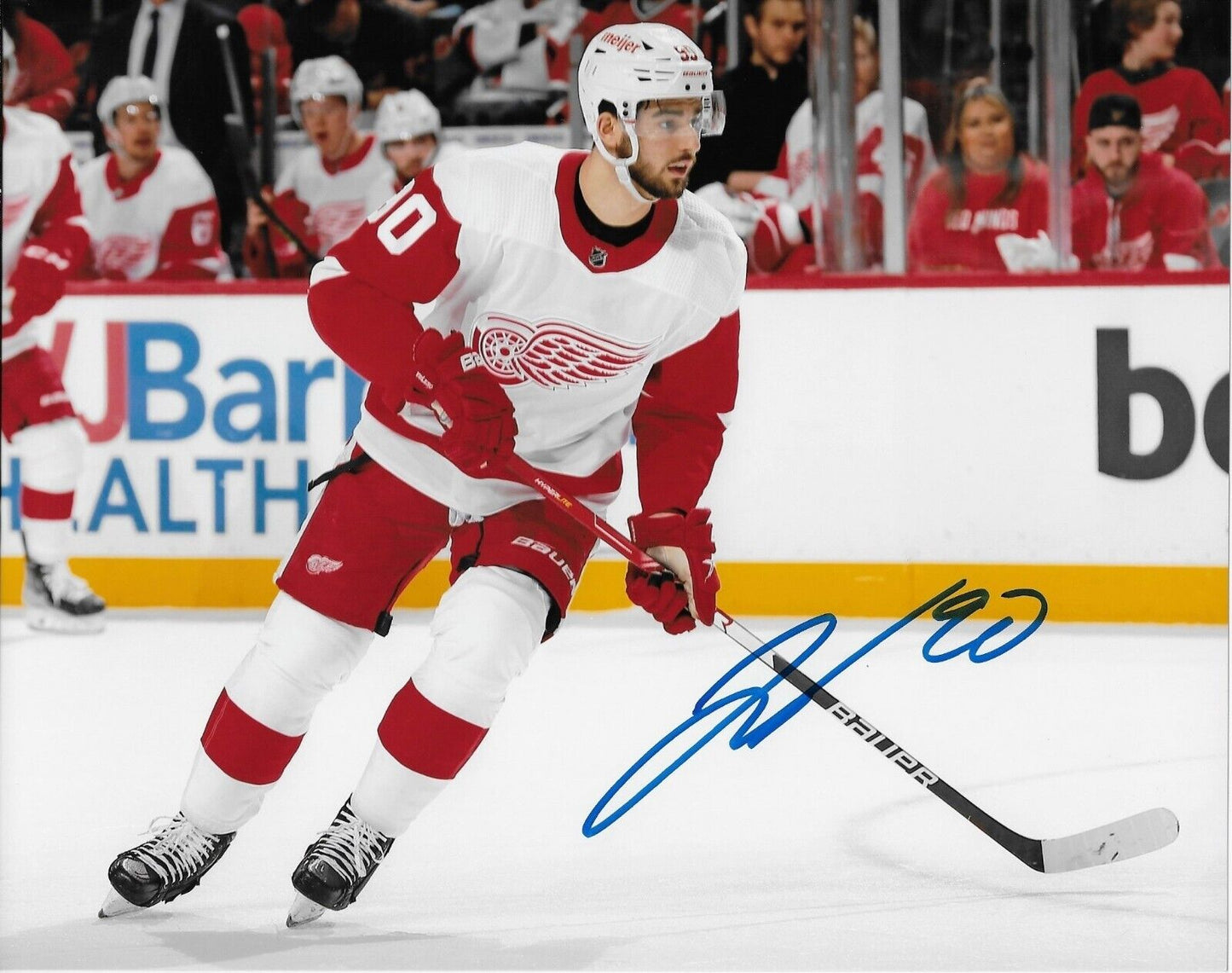 Autographed Detroit Red Wings Joe Veleno 8x10 Photo #5 Original