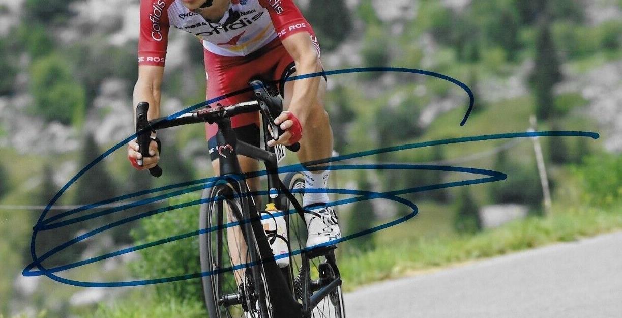 Autographed Cycling Guillaume Martin Cofidis Racing 8x10 Photo #5 Original