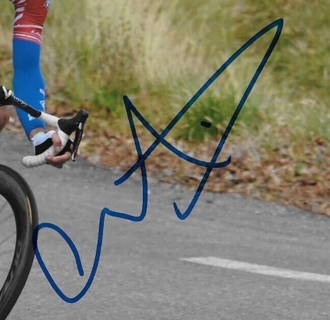 Autographed Cycling Antoine Duchesne Groupama FDJ Racing 8x10 Photo #4 Original