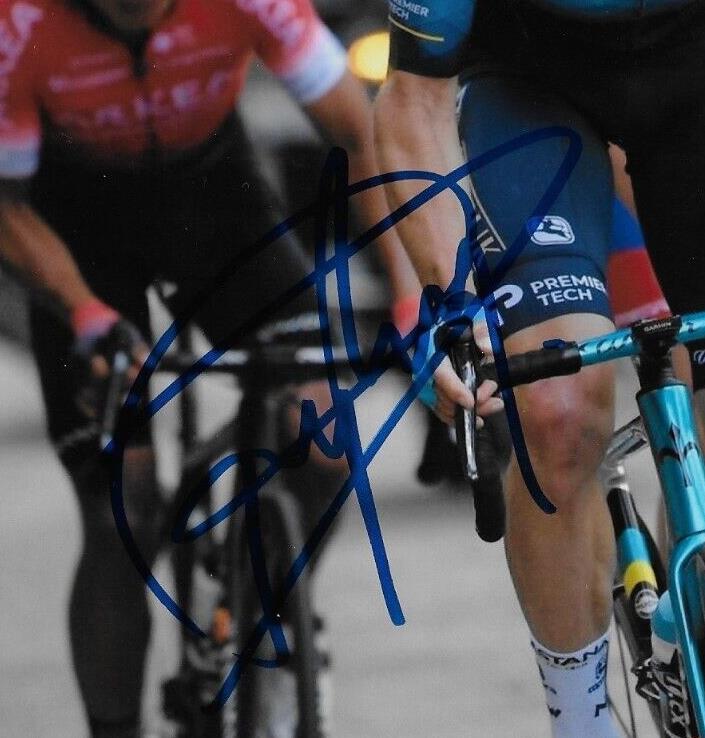 Autographed Cycling Jakob Fuglsang UCI Astana Qazaqstan 8x10 Photo #5 Original