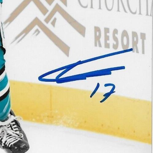 Autographed San Jose Sharks Thomas Bordeleau 8x10 Photo #7 Original