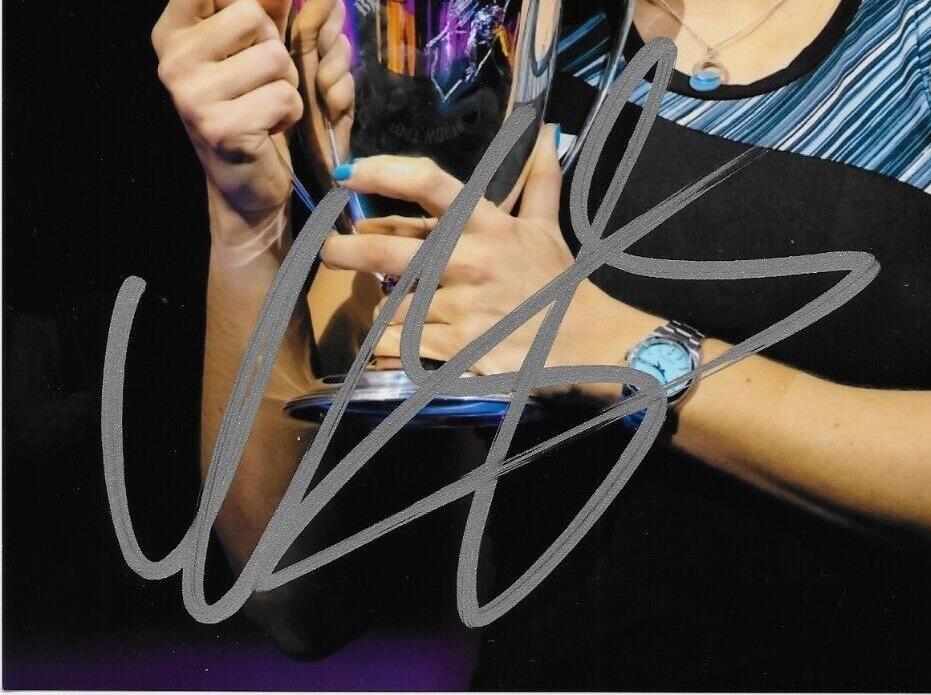 Autographed Caroline Garcia Tennis 8x10 Photo #5 Original