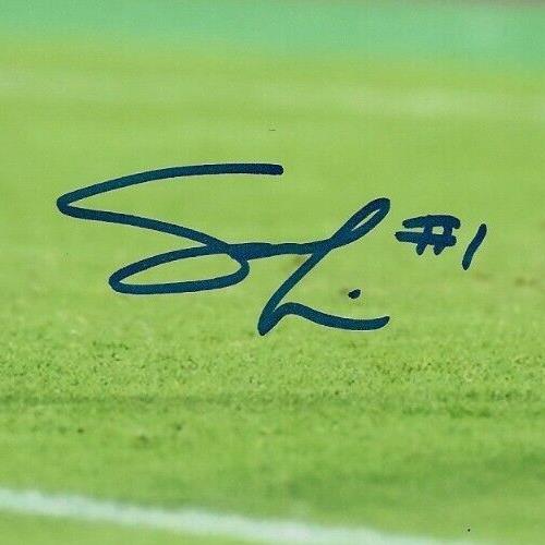 Auto. Stephanie Labbe Team Canada Soccer Gold 2020 Tokyo Olympics 8x10 Photo #3