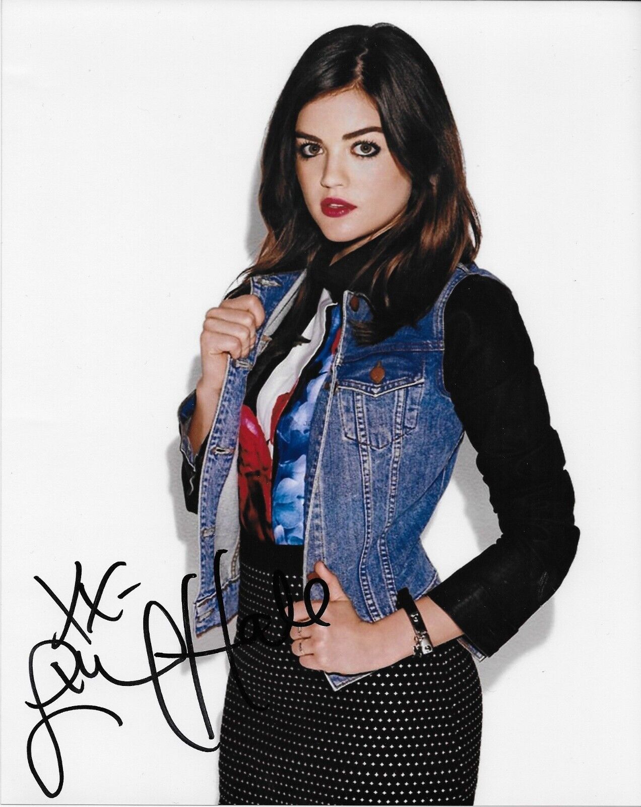 Autographed Lucy Hale Signed 8x10 Photo #1 Pretty Little Liars Original