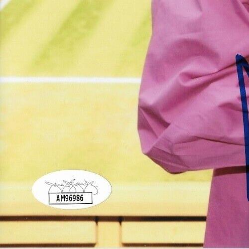 Carte de tennis 8x10 autographiée par Marketa Vondrousova Wimbledon 2023 Ph. #3 Original avec JSA