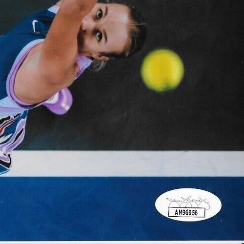 Photo autographiée de tennis 8x10 d'Anastasia Potapova 3 originale avec authentification JSA