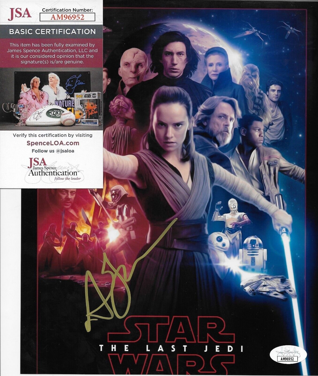Autographed Andy Serkis Signed 8x10 Photo #6 Star Wars with JSA Authentication
