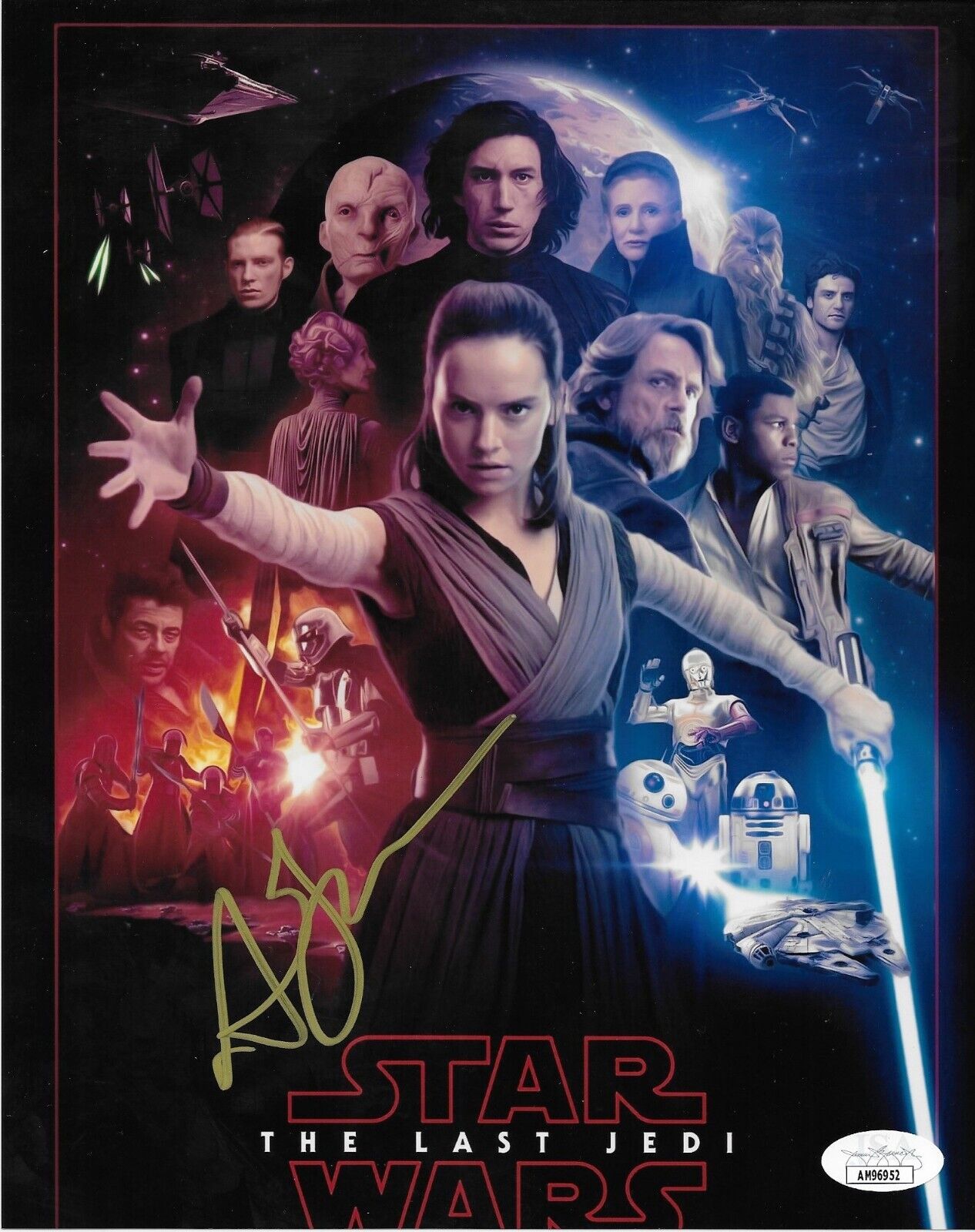 Autographed Andy Serkis Signed 8x10 Photo #6 Star Wars with JSA Authentication