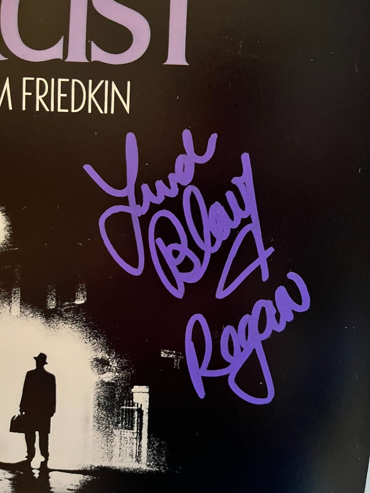 Autographed Linda Blair The Exorcist 12x18 Photo signed JSA Regan 2