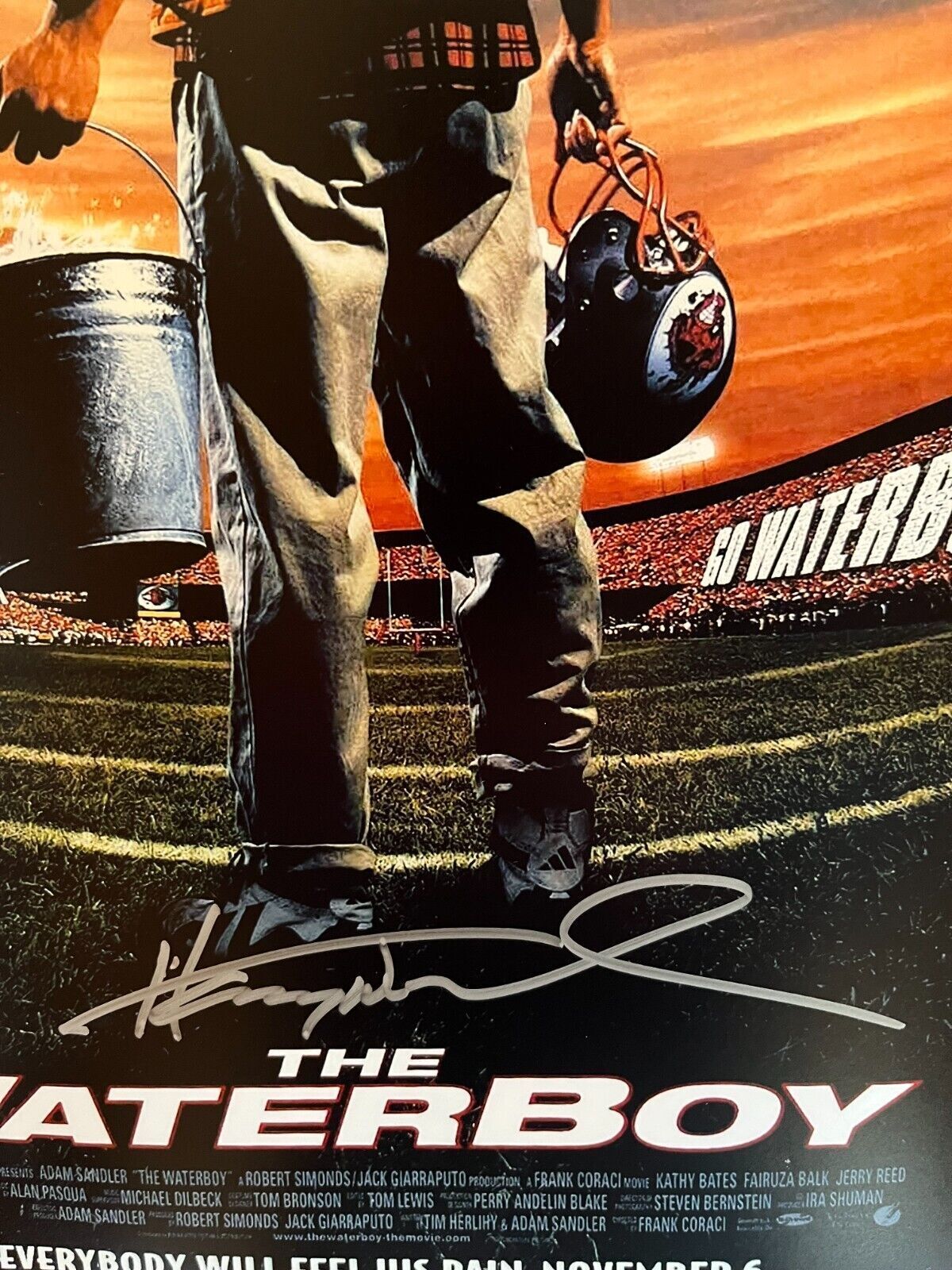 Autographed Henry Winkler Waterboy 12x18 Photo signed JSA Coach Klein