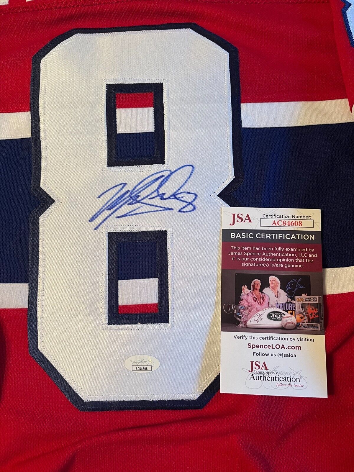 Maillot authentique autographié Adidas des Canadiens de Montréal Michael Matheson avec JSA