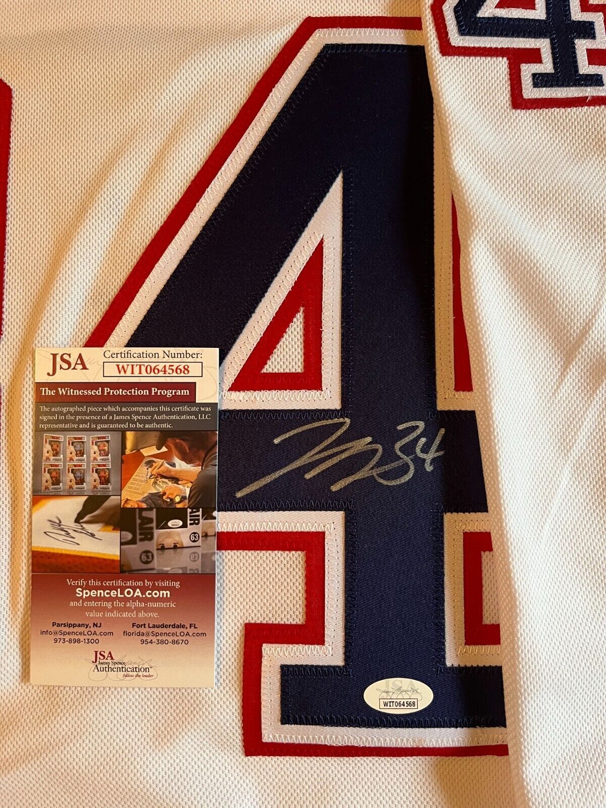 Maillot authentique autographié par Adidas des Canadiens de Montréal Jake Allen avec JSA 2