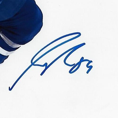 Photo 8x10 signée Nick Robertson par les Maple Leafs de Toronto #3 des Marlies de la AHL
