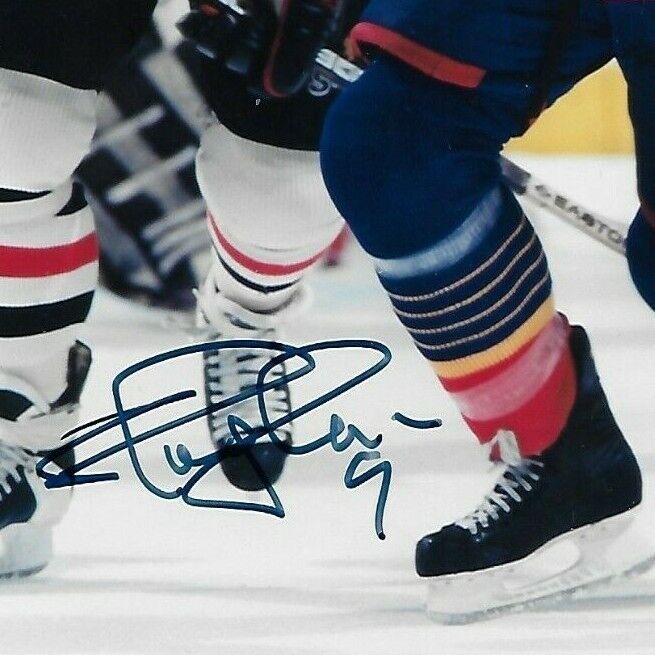 Signed Shayne Corson St Louis Blues Autographed 8x10 Photo #4 Original