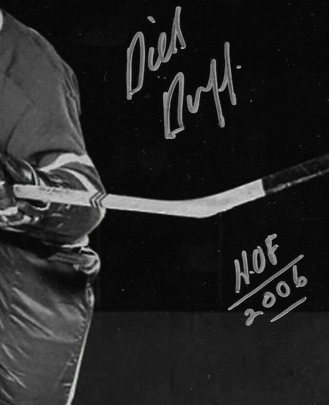 Autographed Toronto Maple Leafs Hall of Famer Dick Duff 8x10 Photo #6 Original