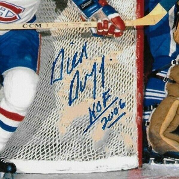 Autographed Montreal Canadiens Hall of Famer Dick Duff 8x10 Photo #1 Original