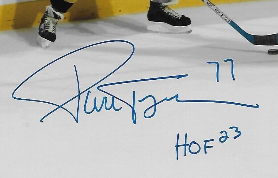 Signed Pierre Turgeon Dallas Stars 8x10 Photo #11 Inscribed with HOF 23