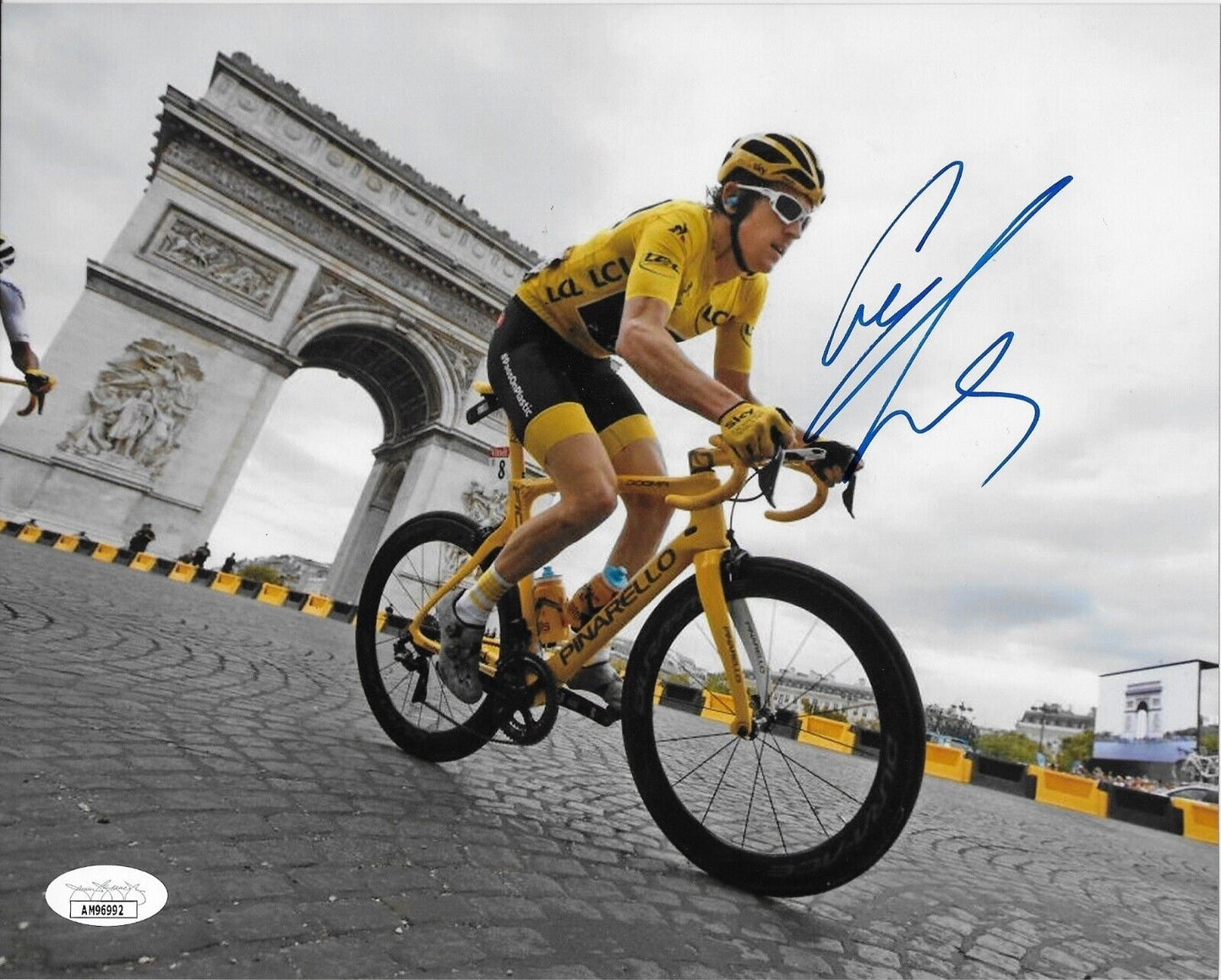 Autographed Cycling Geraint Thomas Team Sky 8x10 Photo #1 Original with JSA