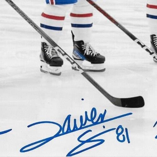 Autographié Canadiens de Montréal Struble Heineman Simoneau Mesar 8x10 Ph. Original