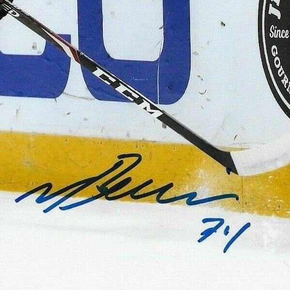 Photo 8x10 autographiée par Nicolas Beaudin des Blackhawks de Chicago #1 Original
