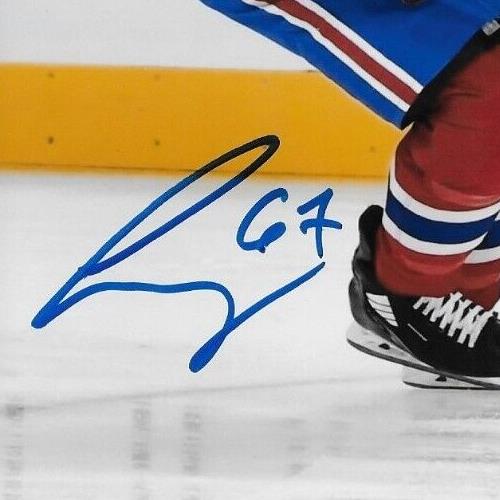 Photo 8x10 autographiée par Chris Tierney des Canadiens de Montréal #2