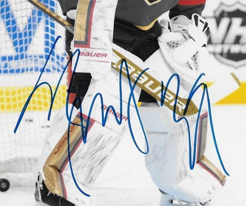 Autographed Vegas Golden Knights Laurent Brossoit Signed 8x10 Photo #3 Original
