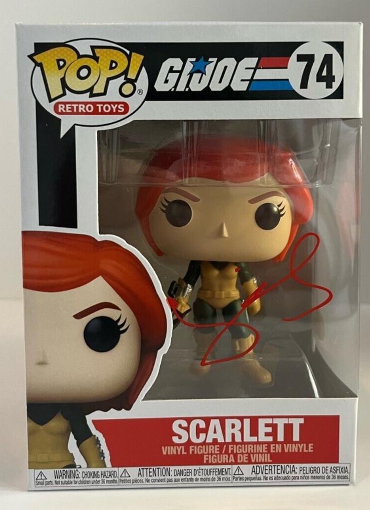 Autographed Samara Weaving signed GI Joe Scarlett Funko JSA Snake Eyes