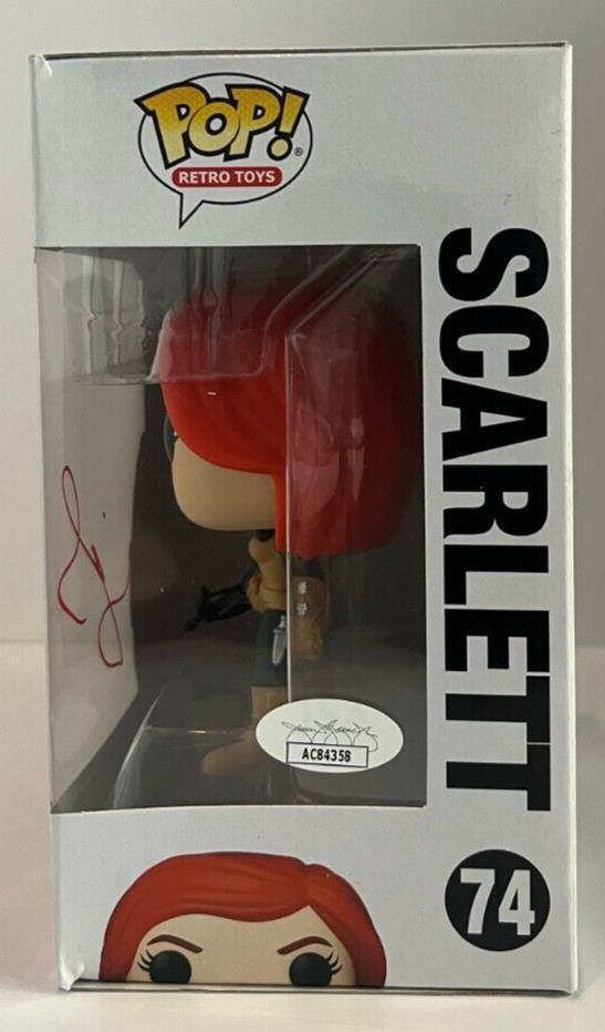 Autographed Samara Weaving signed GI Joe Scarlett Funko JSA Snake Eyes