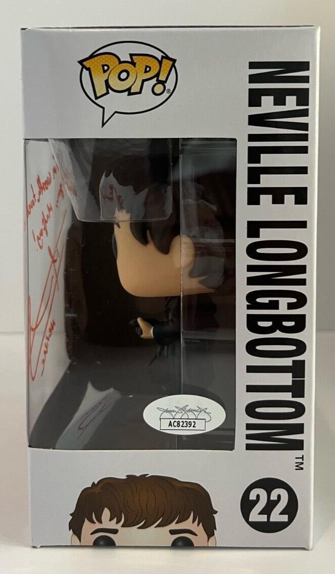 Autographed Matthew Lewis signed Harry Potter Neville Longbottom Funko JSA
