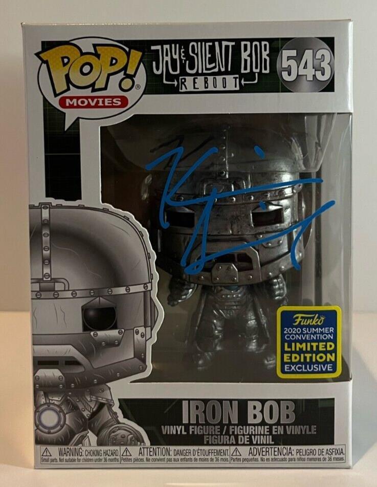 Autographed Kevin Smith signed Pop Funko JSA certified clerks, silent Bob