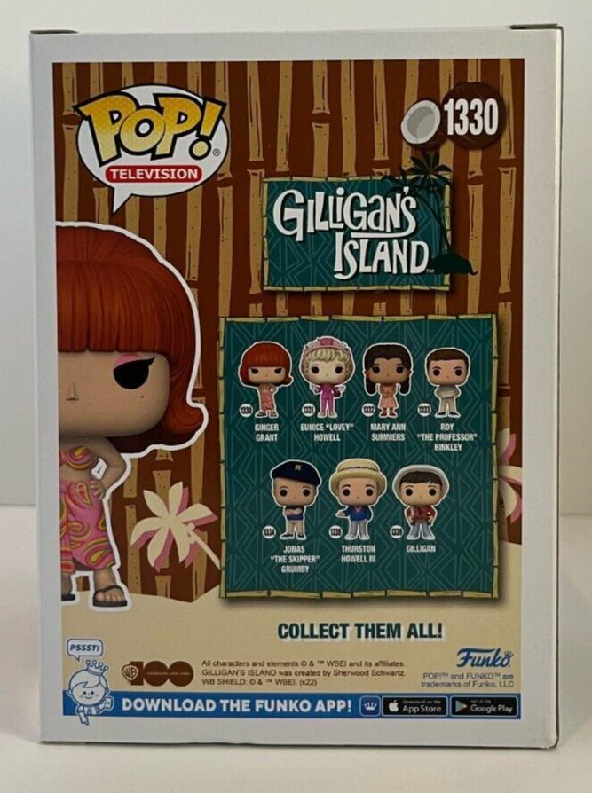 Autographed Tina Louise signed Gilligan's Island Pop Funko JSA Ginger Grant